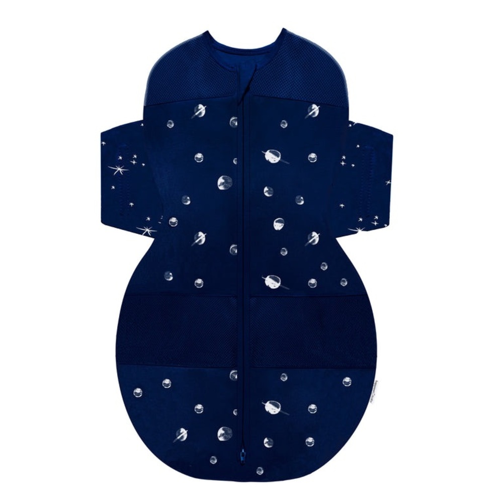 NIB Happiest Baby Snoo Sqck Size S Navy Midnight Planets